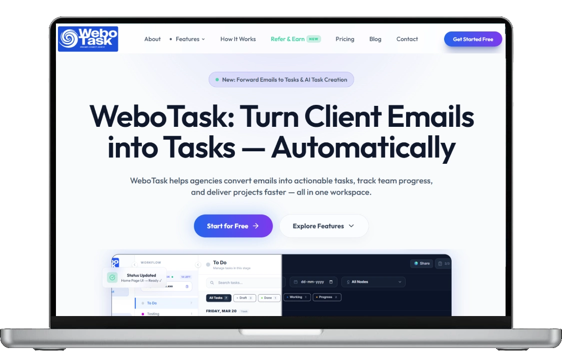 Webomagic Solutions work portfolio