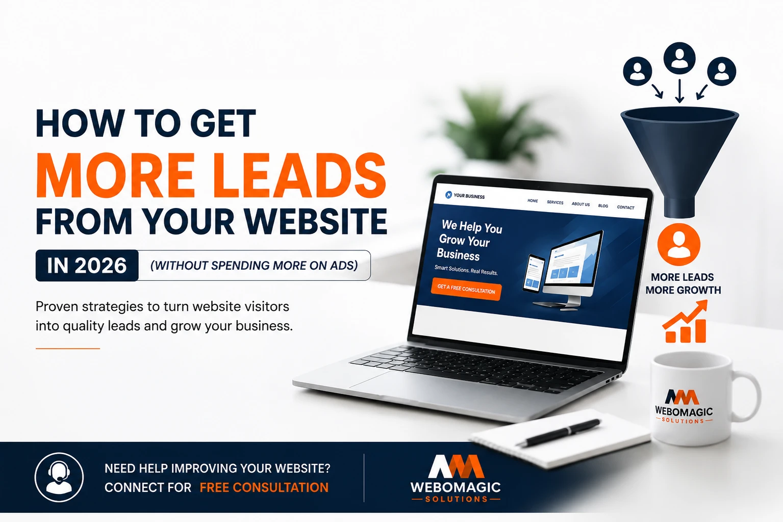How to Get More Leads from Your Website in 2026 (Without Spending More on Ads)