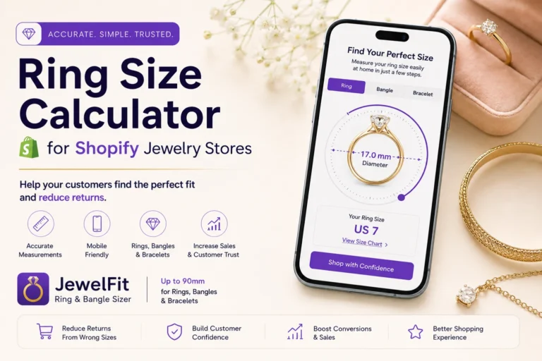 Ring Size Calculator: Why Every Shopify Jewelry Store Needs One in 2026