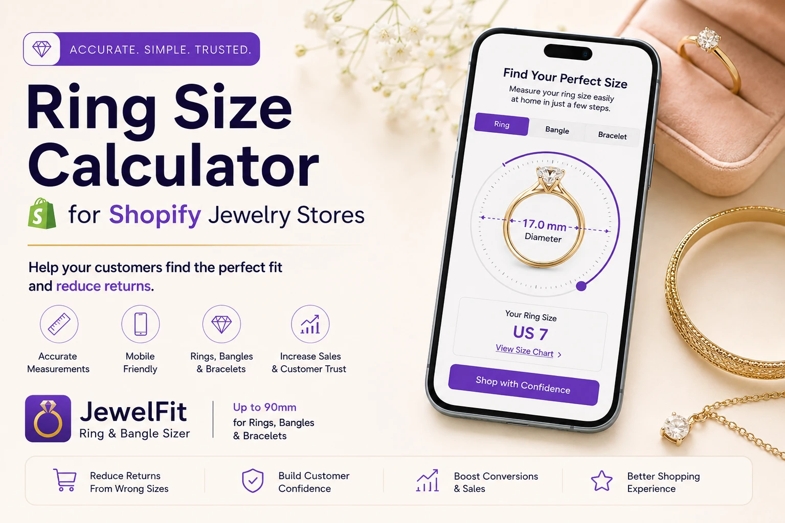 Ring Size Calculator: Why Every Shopify Jewelry Store Needs One in 2026
